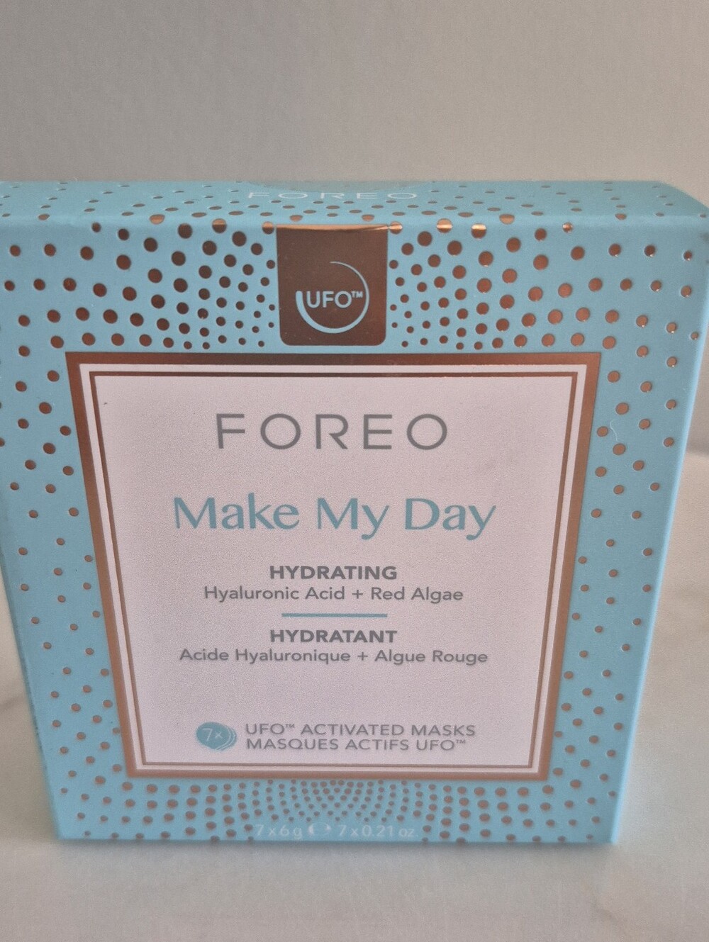 FOREO Make My Day Hydrating Face Masks - Pack Of 7, Sealed Box NEW